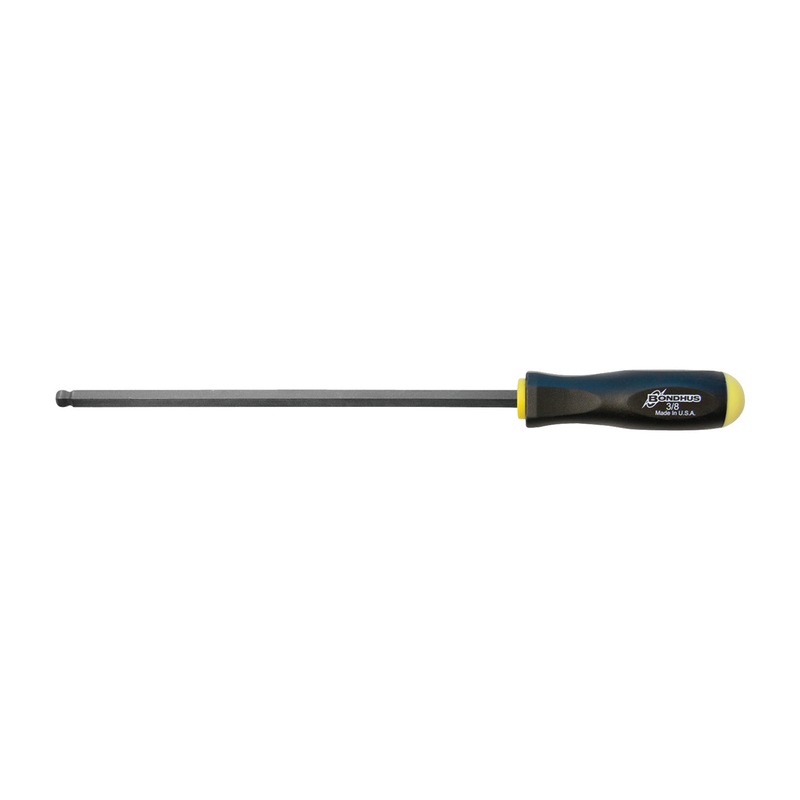 10714, Bondhus 3/8 x 9.9″ Long Ball End Hex Balldriver w/ ProGuard Finish