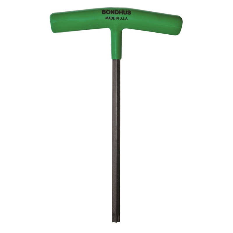 33055, Bondhus T55 x 8.6″ Torx Star Driver T-Handle w/ ProGuard Finish