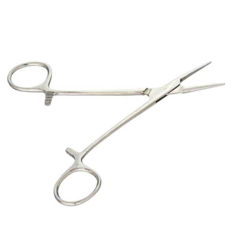 5″ Stainless Steel, Self Locking Straight Forceps