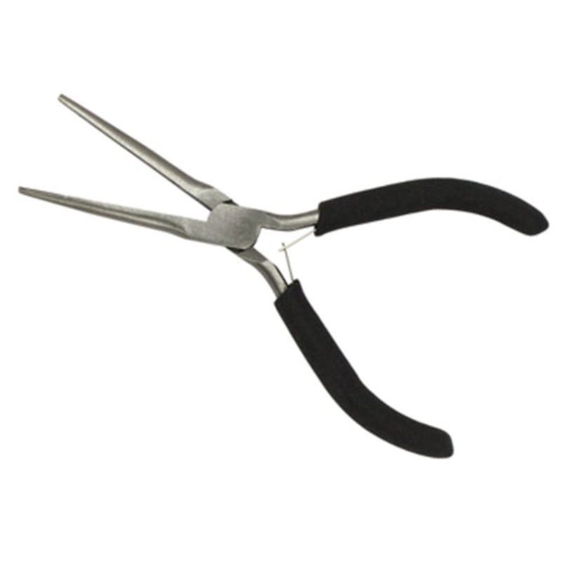 6″ High Carbon Stainless Steel Needle Nose Pliers w/ Black Comfort Grip Handle
