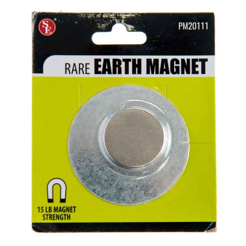 PM20111, Sona 1.0″ x 4mm, 15LB Rare Earth Magnet (Nickel Neodymium N35) ~ 1 Piece