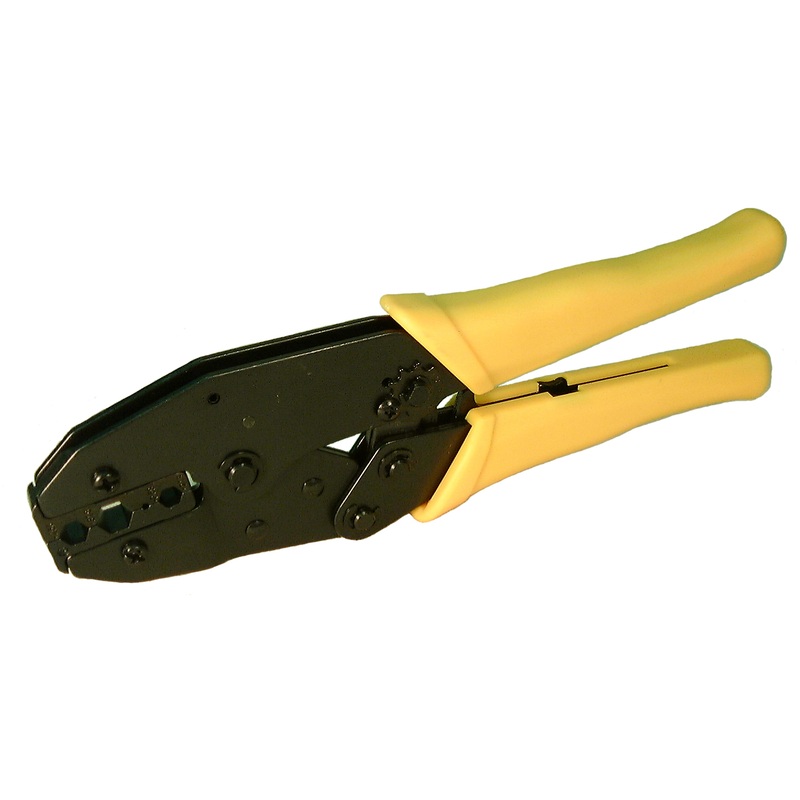 WS36, Philmore Ratcheting Hex Crimping Tool for RG58/U, RG59/U, RG6/U & 1/16″ Pin