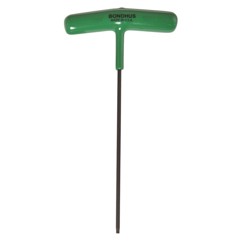 33015, Bondhus T15 x 6.6″ Torx Star Driver T-Handle w/ ProGuard Finish