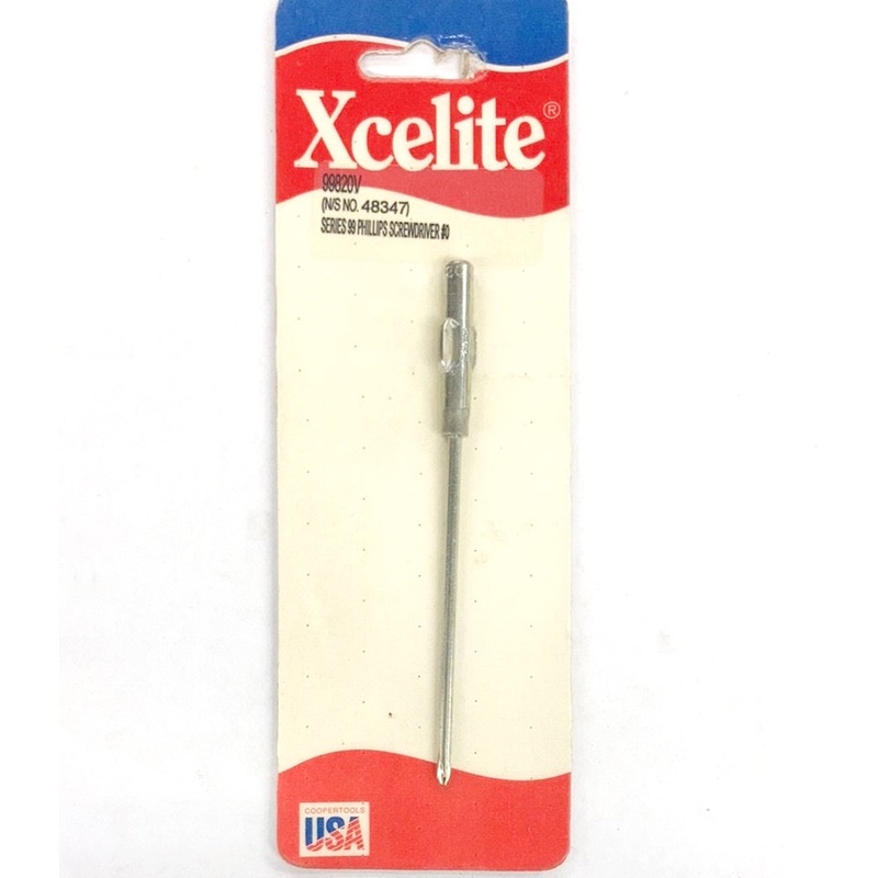 Xcelite 99-820 #0 x 4″ Phillips, Series 99 Screwdriver Blade ~ 99820