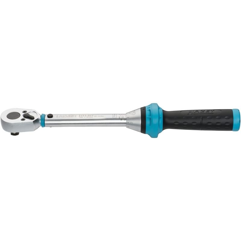 Hazet 5111-3CT Torque Wrench, 20-120 Nm, 10mm (3/8″) Square