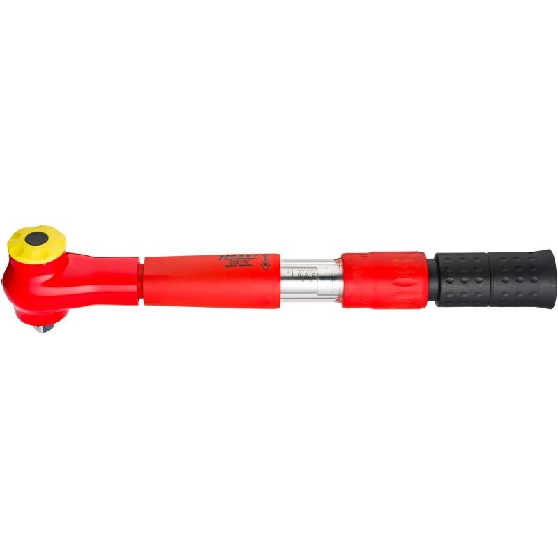 Hazet 5121KV Torque Wrench with Protective Insulation, 20-120Nm, 12.5mm (1/2″) Square