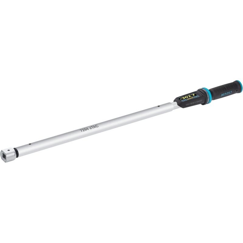 Hazet 7294-2STACCAL Electronic Torque Wrench with Built-In Angle Gauge, 40-400 Nm, 14x18mm Insert Square, 20mm (3/4″) Square