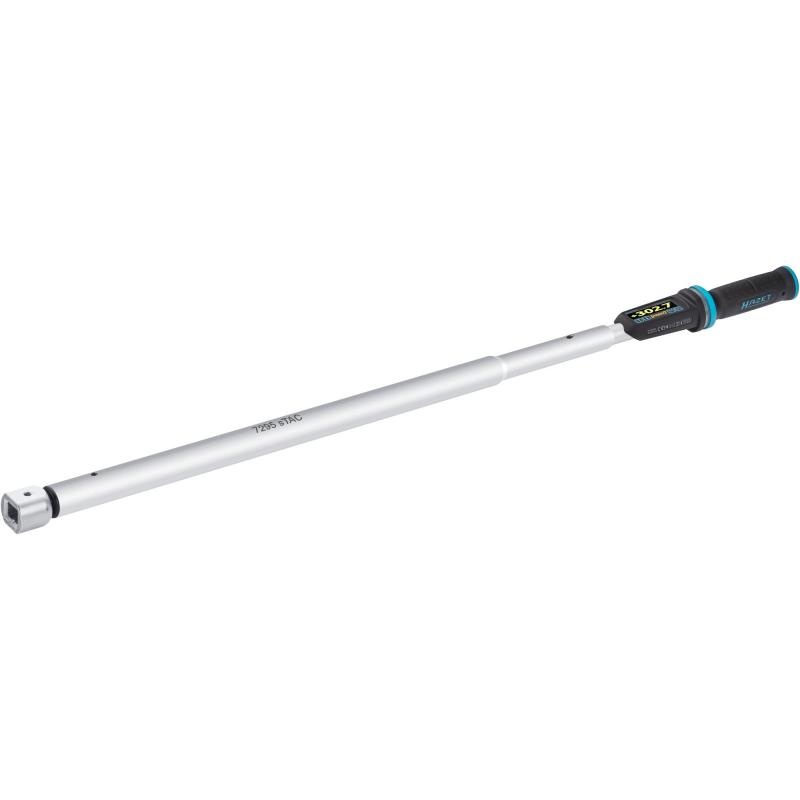 Hazet 7295-5STAC Electronic Torque Wrench with Built-In Angle Gauge, 65-650 Nm, 14x18mm Insert Square, 20mm (3/4″) Square