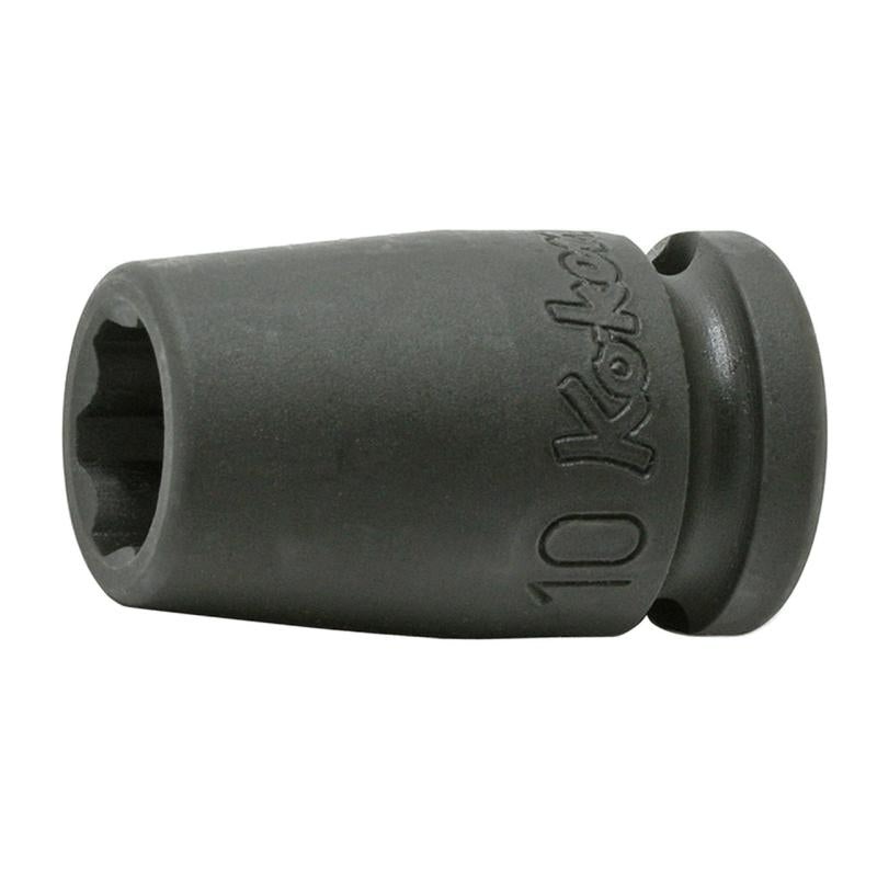 Ko-Ken 13410M-12 3/8 Sq. Dr. Socket 12mm Surface Length 32mm