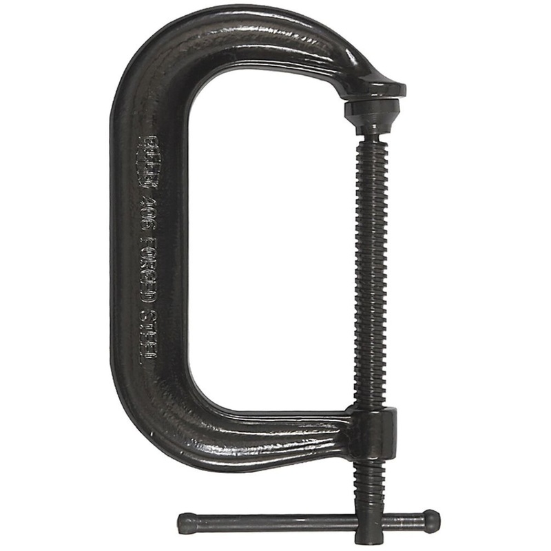 Bessey CDF410 C-clamp, drop forged, 10 In. x 5 3/8 In., 8000 lb