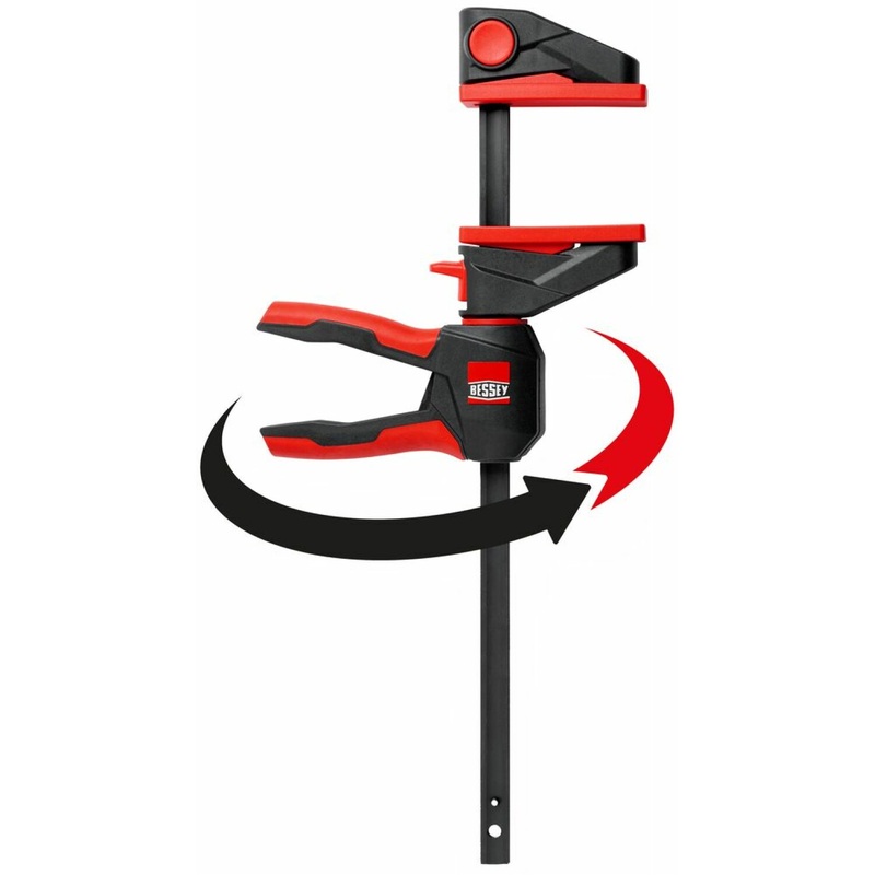 Bessey EHKL360-18 Large trigger clamp 360 degree, 300 lb, 18″ x 3-1/8″