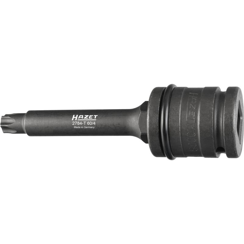 Hazet 2784-T60/4 Brake Disc Screwdriver Socket Set, TORX T60, 3/4″ Square Drive, 4 Pieces