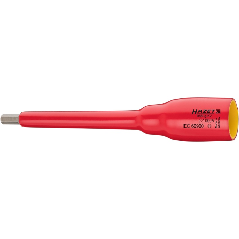 Hazet 986LG-4KV Screwdriver socket  with protective insulation
