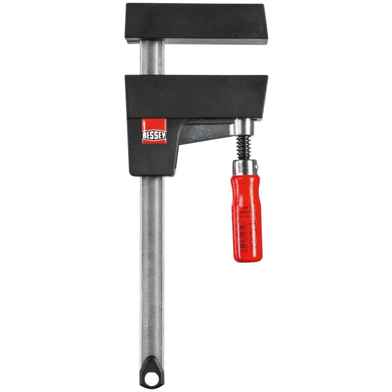 Bessey UK3.012 Clamp, woodworking, small case clamp, UniKlamp, 3.125 x 12 In., 330 lb