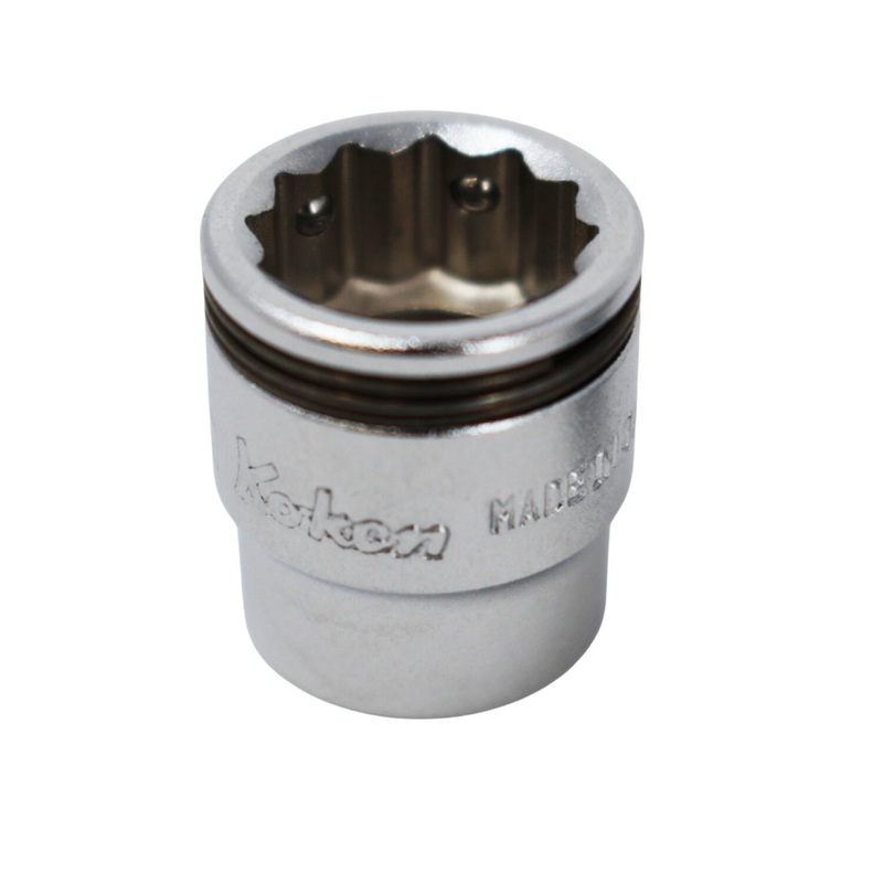 Ko-ken 2455AS-9/16 1/4 Sq. Dr. 12 point Short Sae Nut Grip Socket – 9/16