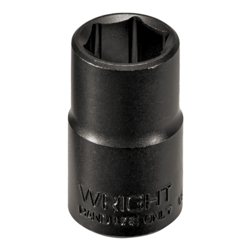 Wright Tool 33016  3/8″ Drive 6 Point Standard Black Industrial Socket – 1/2″