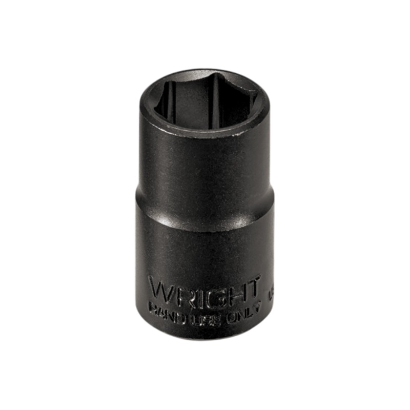 Wright Tool 34020 1/2″ Drive 6 Point Standard Black Industrial Socket – 5/8″