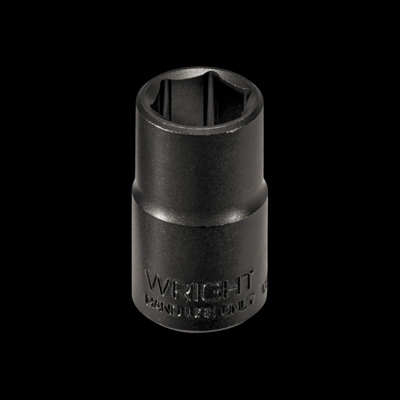 Wright Tool 34036 1/2″ Drive 6 Point Standard Black Industrial Socket – 1-1/8″