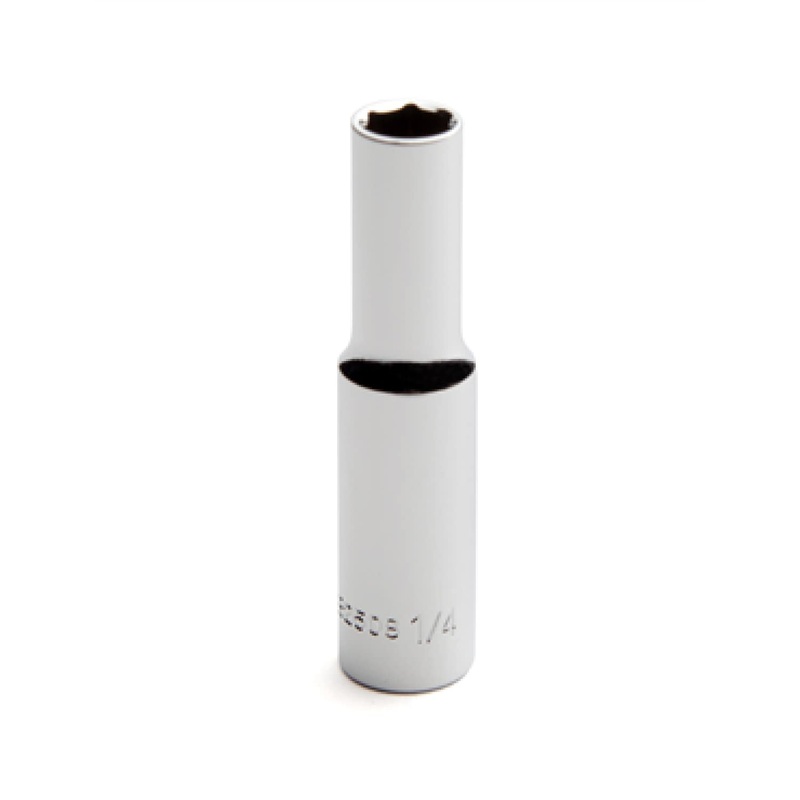 Cougar Pro E2512 1/4″ Drive 6 Point Deep Socket, 3/8 Inch