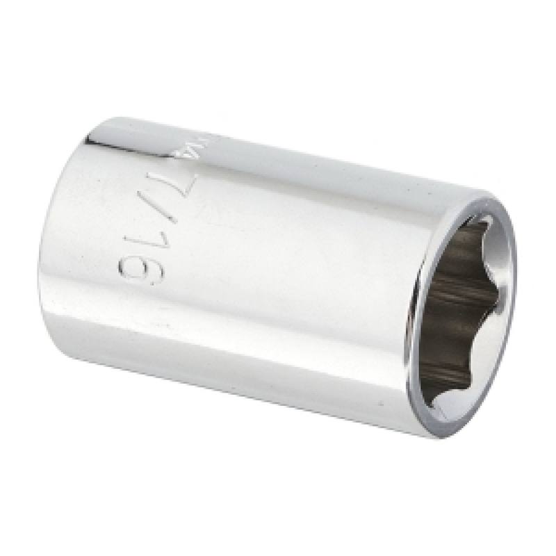 Cougar Pro E3014 3/8″ Drive 6 Point Standard Socket, 7/16 Inch