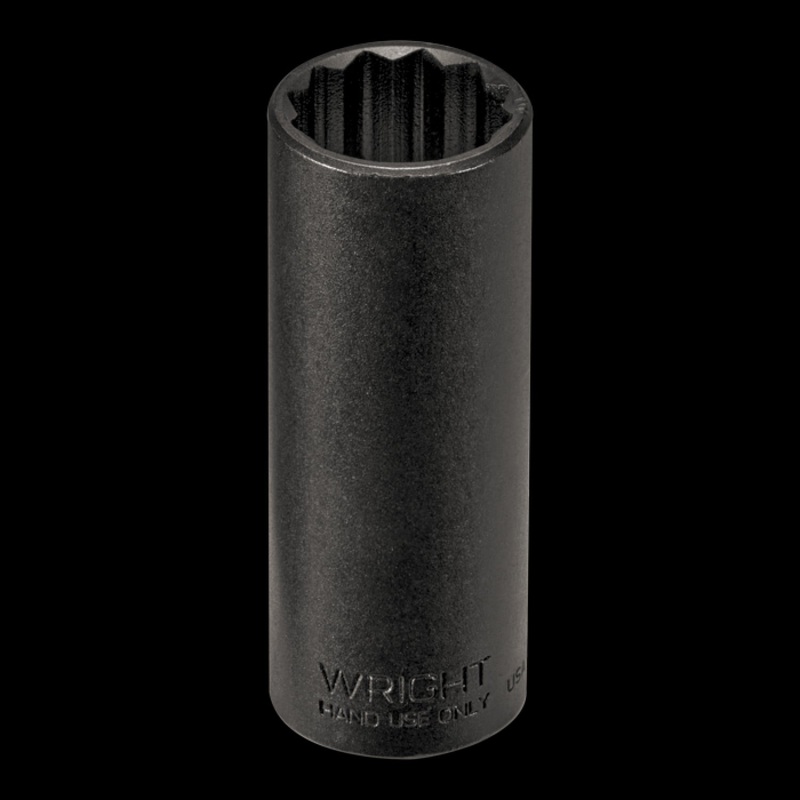 Wright Tool 33622 12 Point Black Industrial Deep Socket