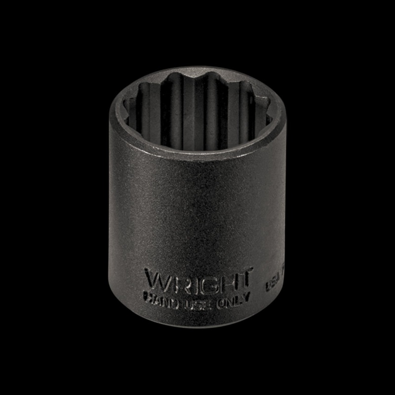 Wright Tool 34122 12 Point Black Industrial Socket