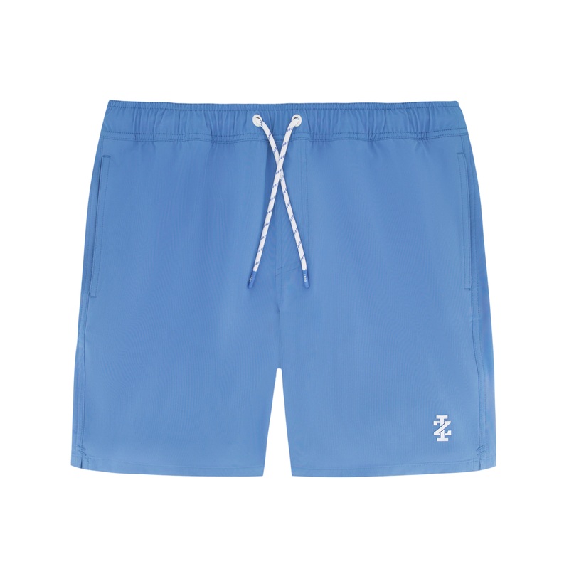 IZOD Mens 17″ Solid Swim Trunks